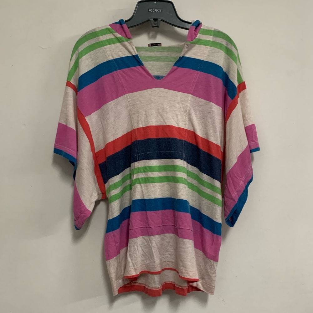 Splendid Girls Striped Poncho Shirt
